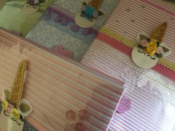 Caderno Brochura Unicórnio Luxo (plastificado)