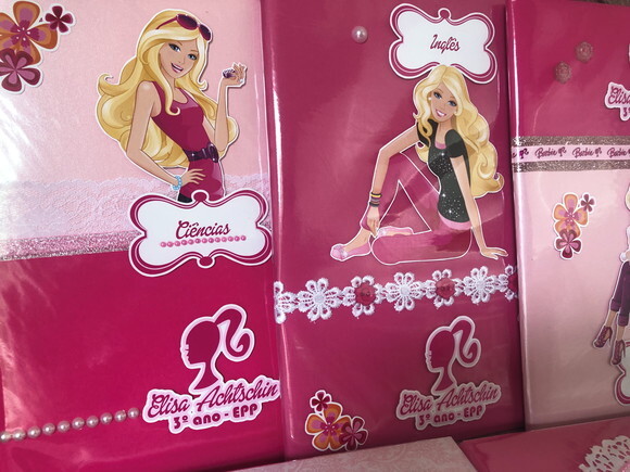 Caderno Brochurão Barbie Luxo (plastificado)