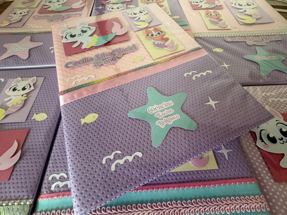 Caderno Brochurão Pet Sereia (plastificado)