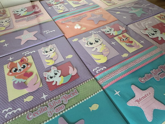 Caderno Brochurão Pet Sereia (plastificado)