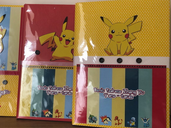 Caderno Brochurão Pikachu Pokémon (plastificado)