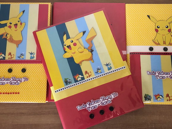 Caderno Brochurão Pikachu Pokémon (plastificado)