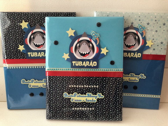 Caderno Brochurão Tubarão Puket (plastificado)
