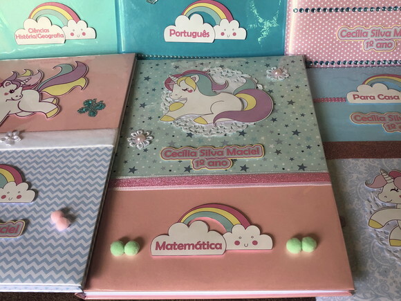 Caderno Brochurão Unicórnio Luxo (plastificado)
