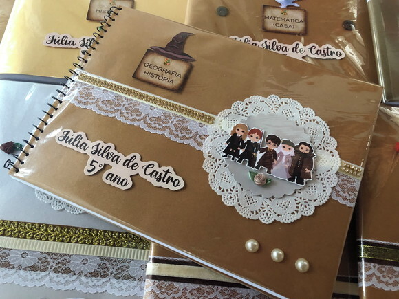 Caderno Desenho Harry Potter Luxo (plastificado)