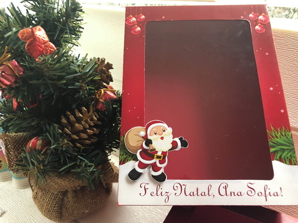 Caixa de Natal personalizada 20 x 15 x 4,50