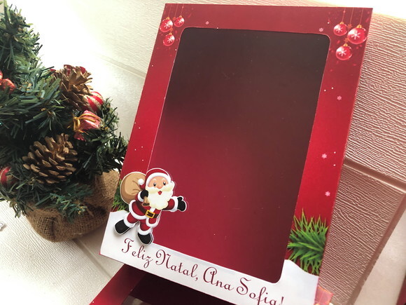 Caixa de Natal personalizada 20 x 15 x 4,50