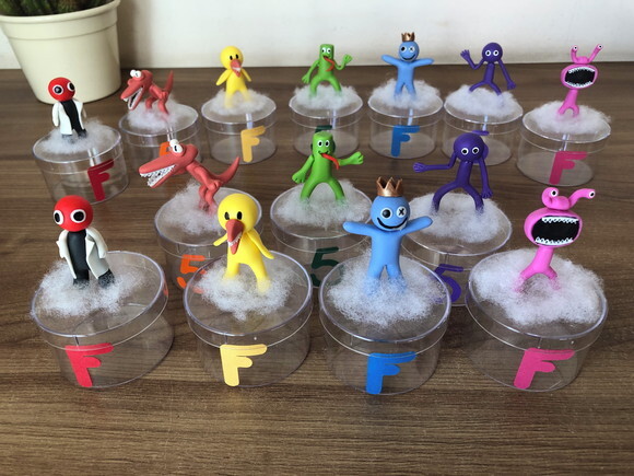 Caixinha Acrílica Luxo Rainbow Friends