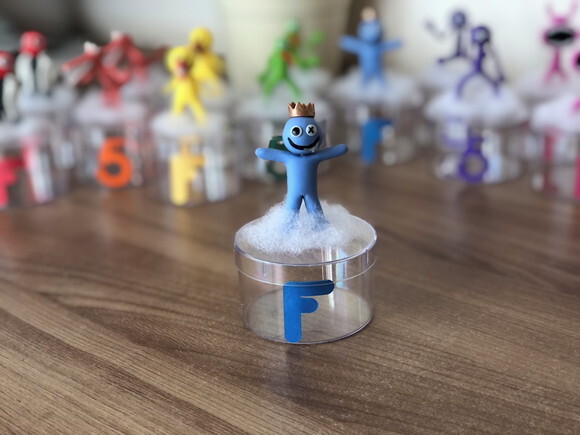 Caixinha Acrílica Luxo Rainbow Friends