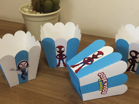 Caixinha Pipoca Spidey e Seus Amigos