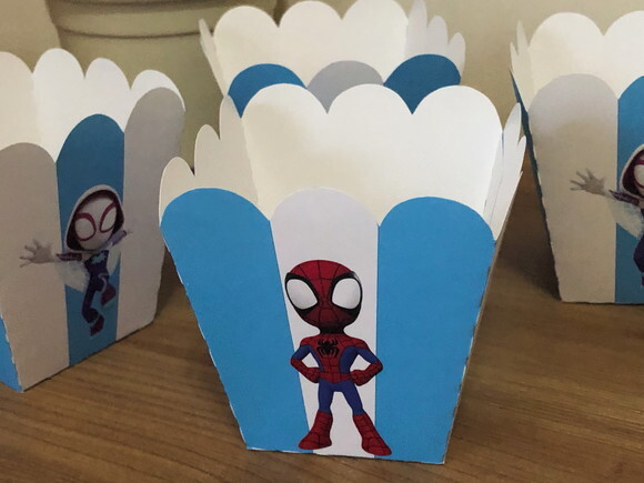 Caixinha Pipoca Spidey e Seus Amigos