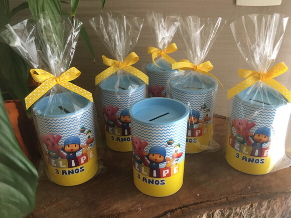 Cofrinho plástico embalado Pocoyo