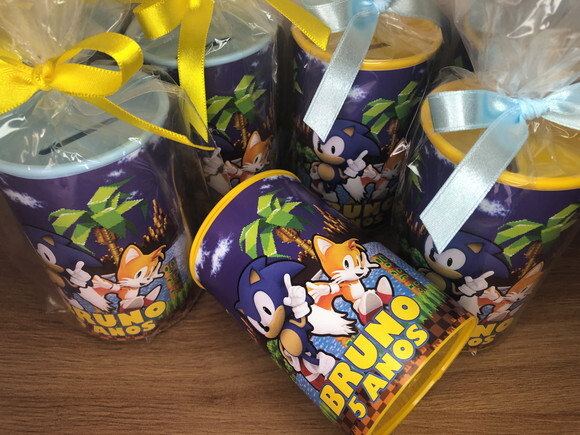 Cofrinho Plástico Embalado Sonic Mod.1