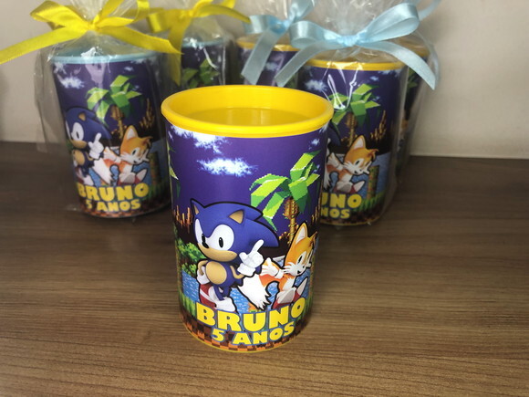 Cofrinho Plástico Embalado Sonic Mod.1
