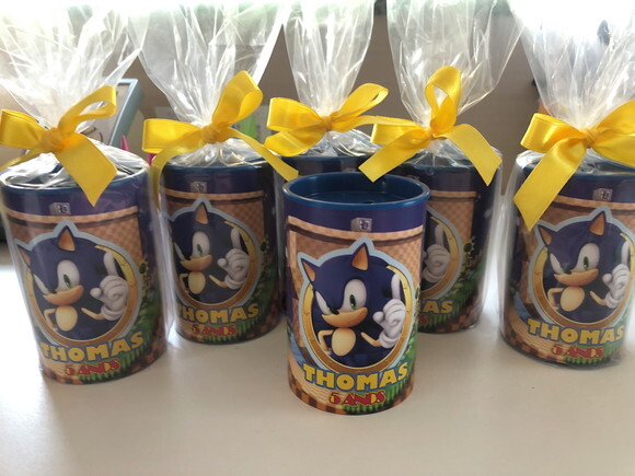 Cofrinho Plástico Embalado Sonic Mod.2