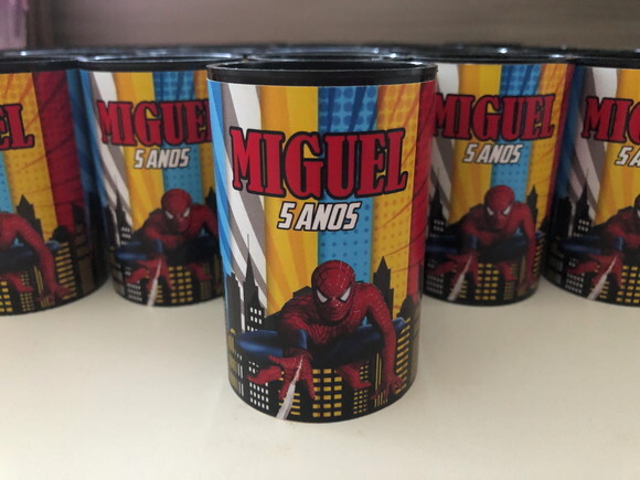Cofrinho Plástico Homem Aranha Spiderman