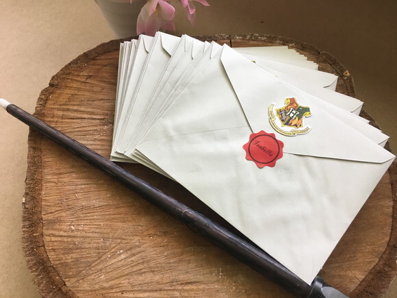 Convite Harry Potter Carta de Hogwarts