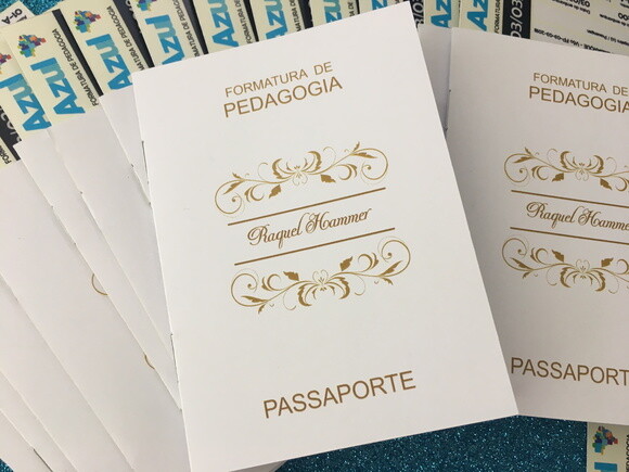 Convite Passaporte - Formatura