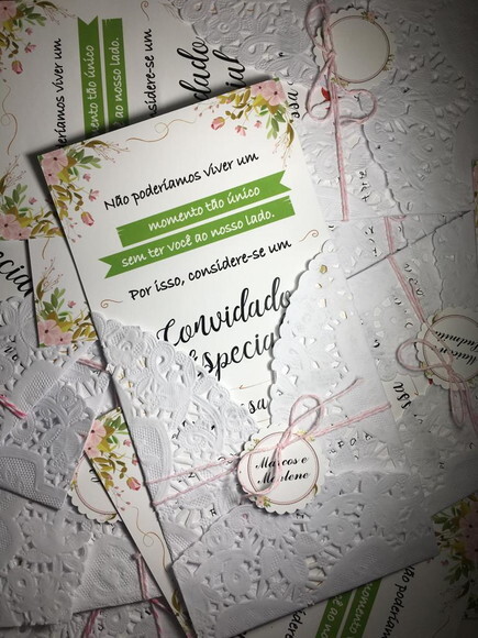 Convite Wedding Luxo
