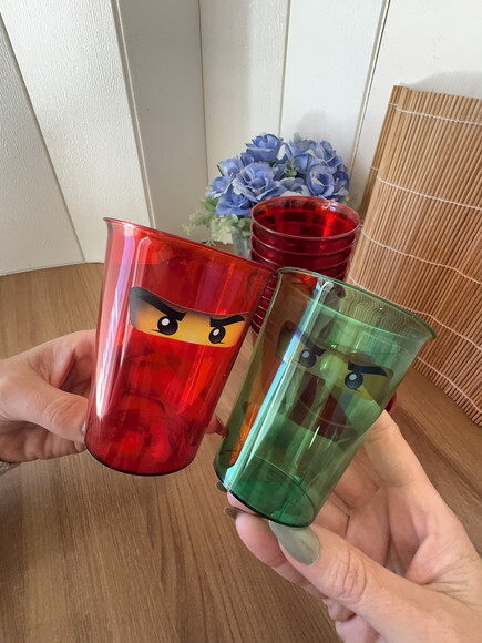 Copo Acrílico 200ml Ninjago