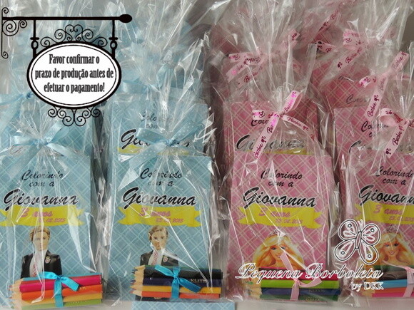 Kit brincadeira Barbie Escola de Princesas