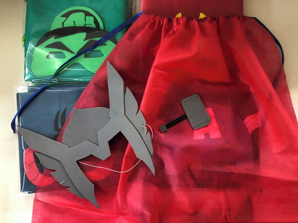 Kit Máscara Eva + Capa Vingadores