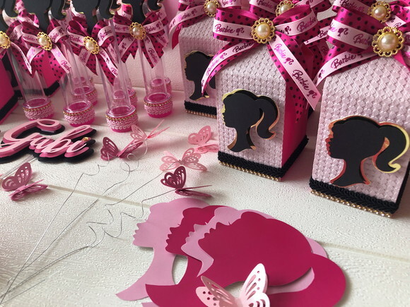 Kit Festa luxo Barbie 27 Peças