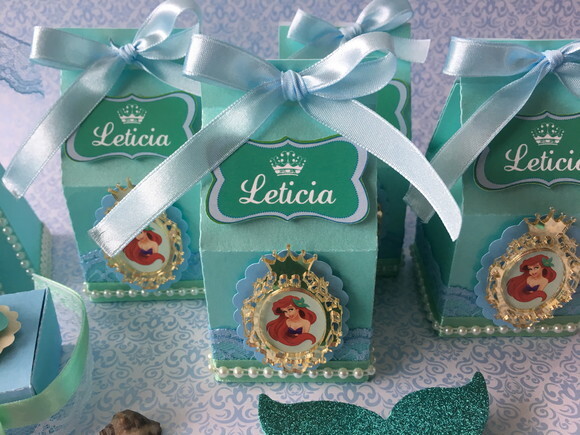Kit Festa luxo Pequena Sereia 58 Peças
