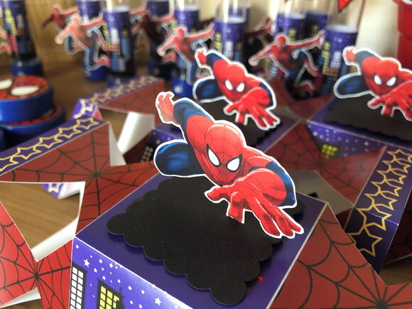 Kit Festa Homem Aranha 36 Peças