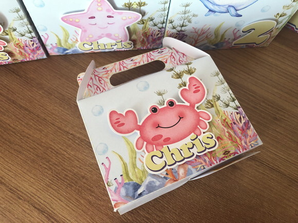 Kit Festa Fundo do Mar 50 Peças