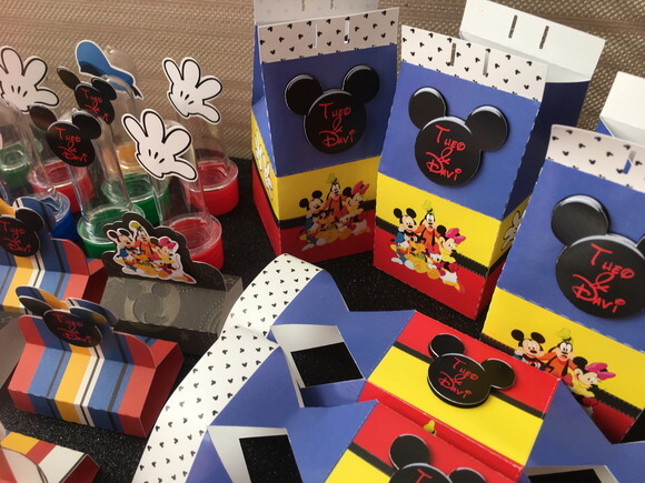 Kit Festa Mickey e amigos 80 Peças