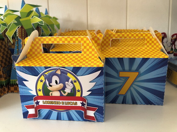 Kit Festa Sonic 30 Peças