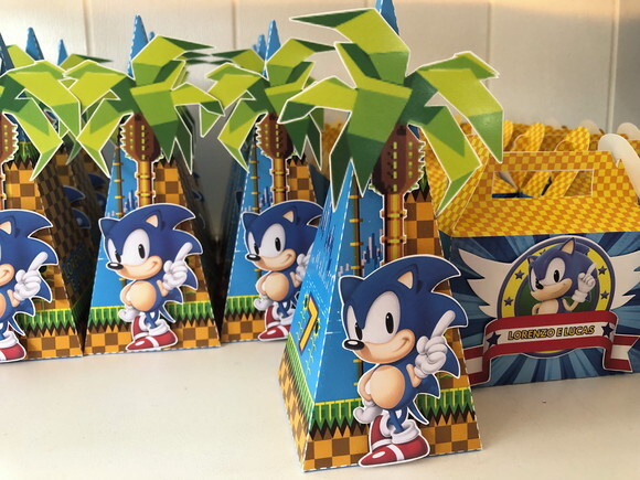Kit Festa Sonic 30 Peças