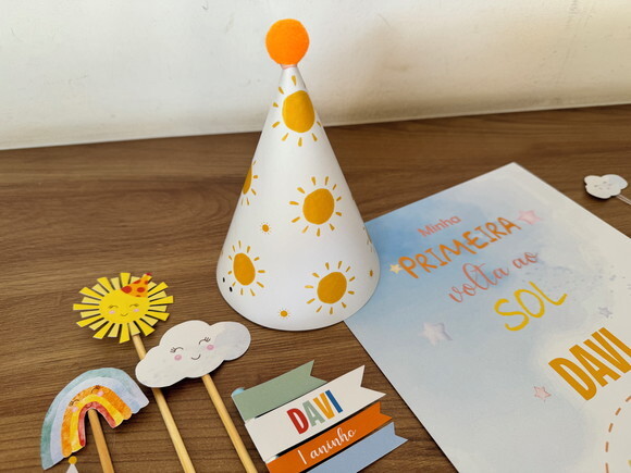 Kit Festa Primeira Volta ao Sol