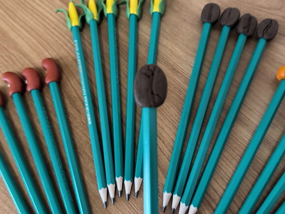 Lápis com Ponteira Produtos Agrícolas (biscuit)