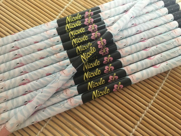 Lápis Personalizado Flamingo