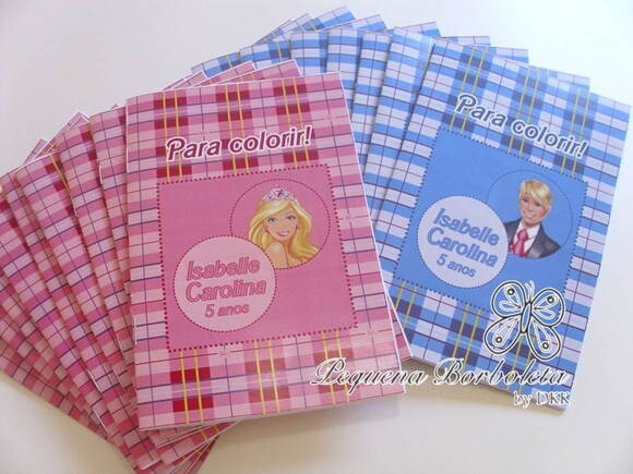 Livrinho Colorir Barbie EscoladePrincesa
