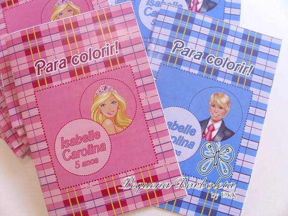 Livrinho Colorir Barbie EscoladePrincesa