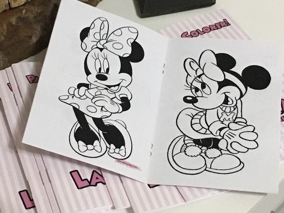 Livrinho Colorir Minnie rosa