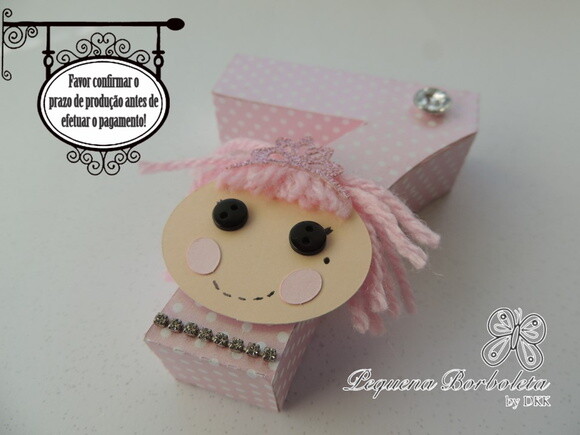Número ou Letra 3d Lalaloopsy - Jewel