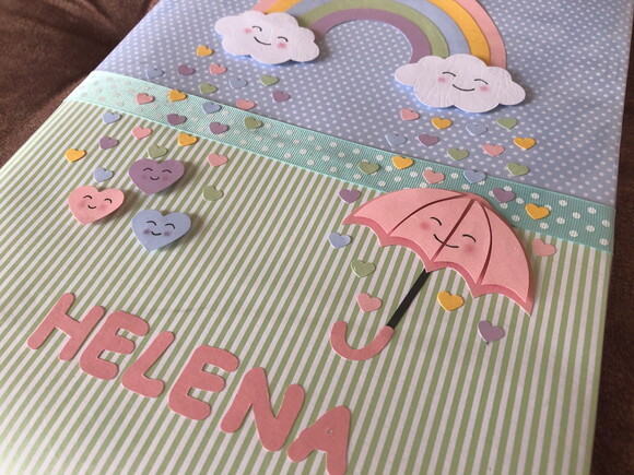 Pasta Catálogo Chuva de Amor Luxo (plastificada)