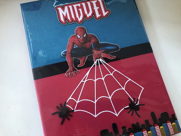 Pasta Catálogo Homem Aranha (plastificada)