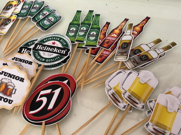 Pin Simples Boteco - 30 Unid