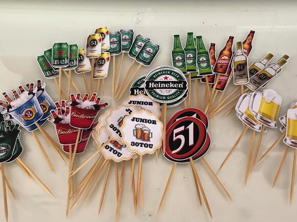 Pin Simples Boteco - 30 Unid