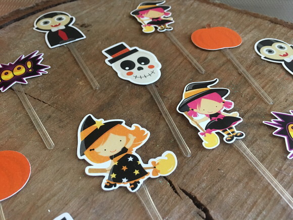 Pin Simples Halloween- 30 Unid