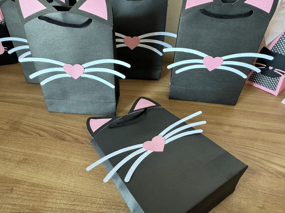 Sacola de Papel Gatinho Tamanho P