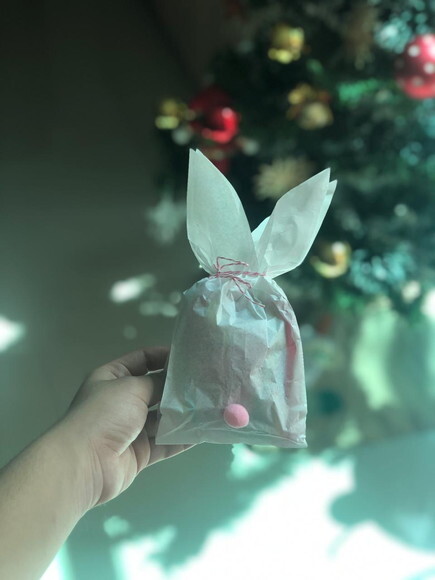 Saquinho de Papel Coelhinho Páscoa 10 Unidades
