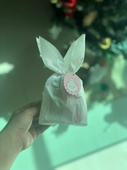 Saquinho de Papel Coelhinho Páscoa 10 Unidades