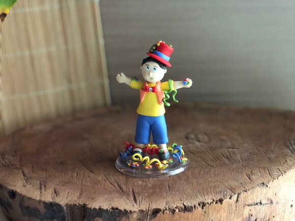 Topo de Bolo Carnaval biscuit