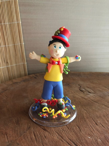 Topo de Bolo Carnaval biscuit